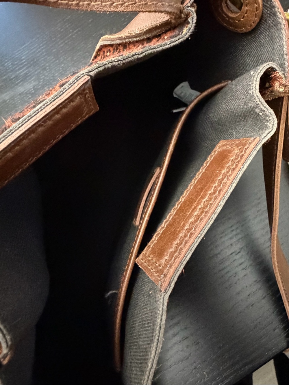 Madewell Sydney Leather Crossbody Leopard Calf Hair bag - Picture 4 of 11